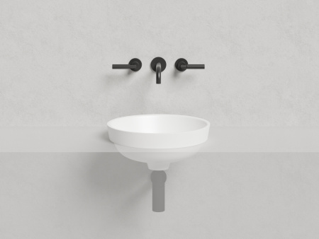 Раковина из искусственного камня S-Stone Salini MAREA 1802203MF 40х40 полувстраиваемая цвет мультиколор